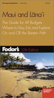 Tapa de Fodor's Maui & Lanai 12th ed