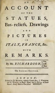 Tapa de An account of the statues, bas-reliefs, drawings, and pictures in Italy, France, &c. with remarks