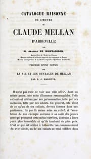 Tapa de Catalogue raisonné de l'oeuvre de Claude Mellan d'Abbeville