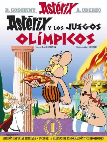 Tapa de Astérix y los juegos olímpicos