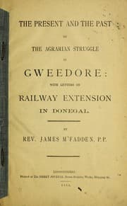 Tapa de THE PRESENT AND THE PAST OF THE AGRARIAN STRUGGLE IN GWEEDORE