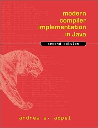 Tapa de Modern Compiler Implementation in Java