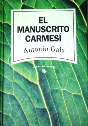 Tapa de El manuscrito carmesí