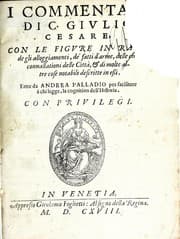 Tapa de I commentari di C. Givlio Cesare