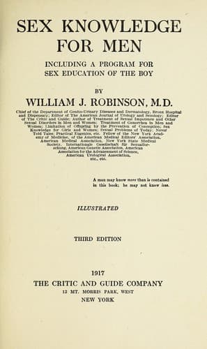 Tapa de Sex knowledge for men