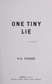 Tapa de One tiny lie