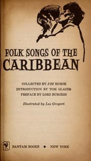 Tapa de Folk songs of the Caribbean