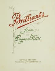 Tapa de Brilliants from Eugene Field