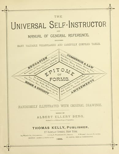 Tapa de The universal self-instructor