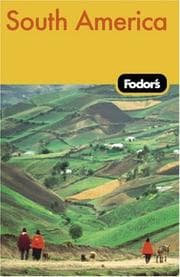 Tapa de Fodor's South America