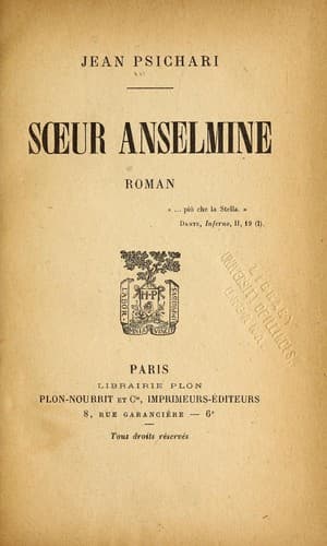 Tapa de S¿ur Anselmine
