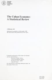 Tapa de The Cuban economy