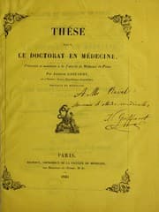 Tapa de Th©·se pour le Doctorat en M©♭decine