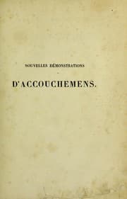 Tapa de Nouvelles d©♭monstrations d'accouchemens