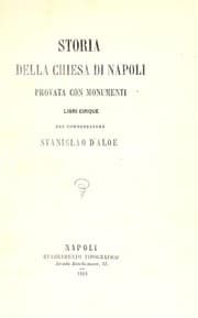 Tapa de Storia della Chiesa di Napoli