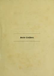 Tapa de Saint Cuthbert: with an account of the state in which his remains were found upon the opening of his tomb in Durham Cathedral, in the year MDCCCXXVII ...