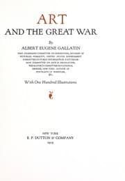 Tapa de Art and the great war