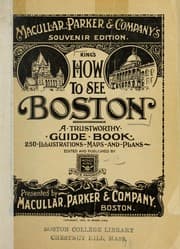Tapa de How to see Boston
