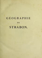 Tapa de G©♭ographie de Strabon