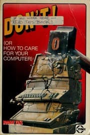Tapa de Don't! or, How to care for your computer