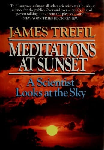 Tapa de Meditations at sunset