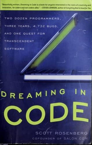 Tapa de Dreaming in code
