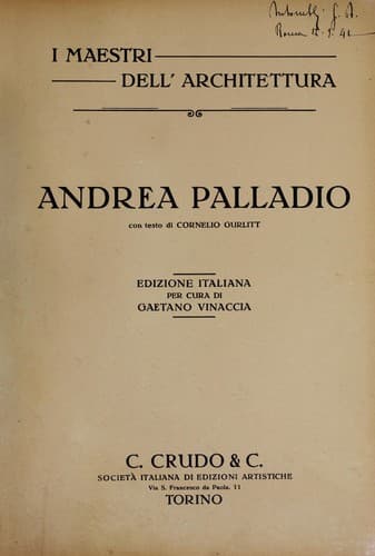 Tapa de Andrea Palladio
