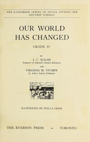 Tapa de Our world has changed...