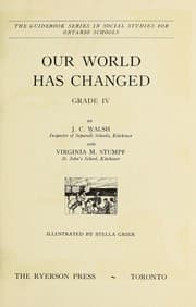Tapa de Our world has changed...