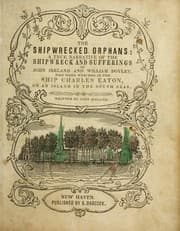 Tapa de The shipwrecked orphans
