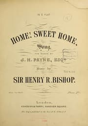 Tapa de Home! sweet home, song