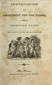 Tapa de Instruction and amusement for the young