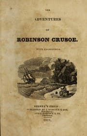 Tapa de The adventures of Robinson Crusoe