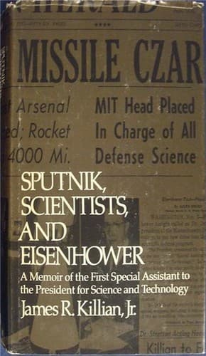 Tapa de Sputnik, scientists, and Eisenhower