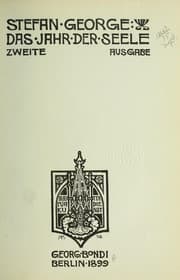 Tapa de Das Jahr der Seele