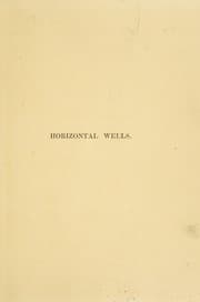 Tapa de Horizontal wells