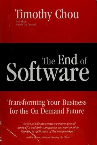 Tapa de The end of software