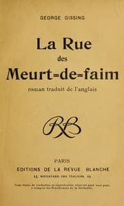 Tapa de La rue des Meurt-de-faim