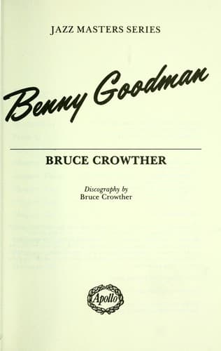 Tapa de Benny Goodman