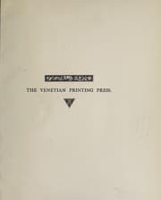 Tapa de The Venetian printing press, 1469-1800