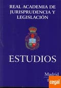 Tapa de Estudios de la Real Academia de Jurisprudencia y Legislación