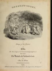 Tapa de Oberon's Court. Or, Songs of the Fairies, by Elfin, etc. [With a plate.].