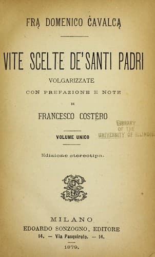 Tapa de Vite scelte de'santi padri