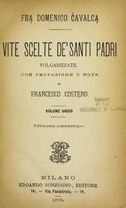 Tapa de Vite scelte de'santi padri