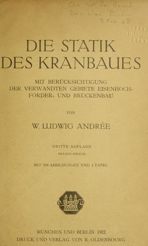 Tapa de Die Statik des Kranbaues