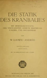 Tapa de Die Statik des Kranbaues