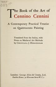 Tapa de The book of the art of Cennino Cennini