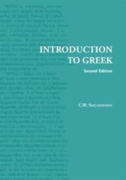 Tapa de Introduction To Greek