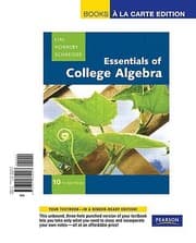 Tapa de Essentials Of College Algebra Books A La Carte Edition
