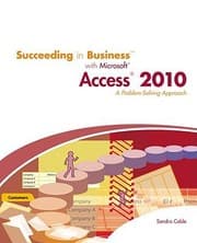Tapa de Succeeding In Business With Microsoft Access 2010 A Problemsolving Approach